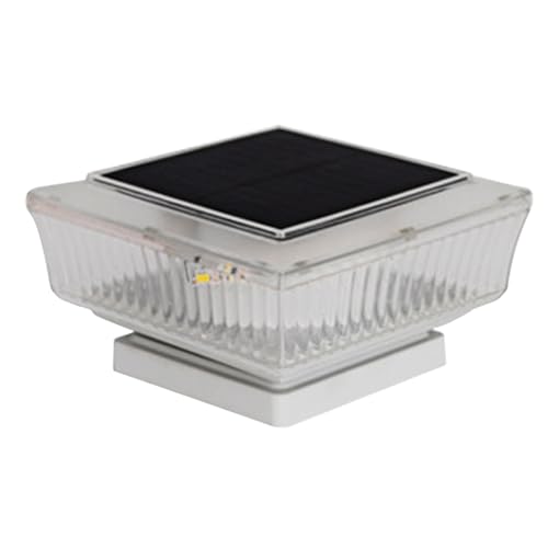 Lumière de poteau solaire étanche en lot de 2 pour jardin