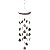 VP Home 30" H Shimmering Mandala Wind Chimes for Outside Unique Windchimes Outdoor Garden Decoration Gift for Women, Mom, Grandma, Unisex
