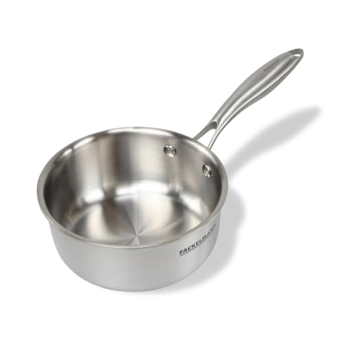 Fackelmann Casserole 16 cm Triply Inox 18/10 14 cm Tous Feux Sans PFAS
