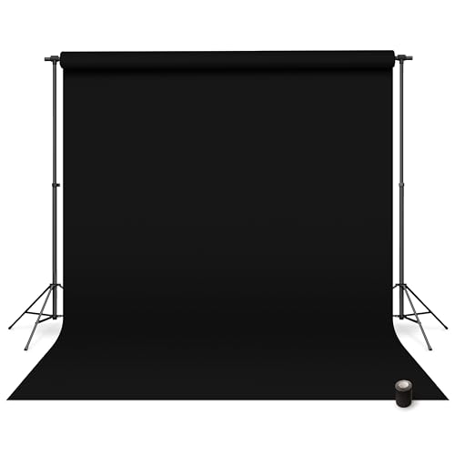 Papel Seamless Negro para Fotografía 53 in x 36 ft miniatura 1