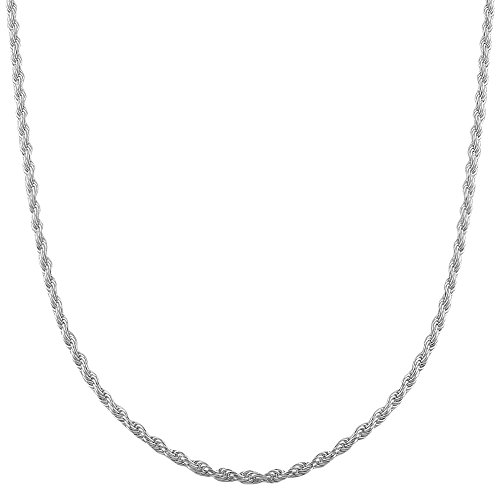Cadena de plata 925 tipo cordón ideal como tobillera de playa o gargantilla
