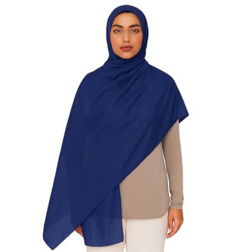 Premium Breathable Modal Cotton Hijab for Women, Lightweight, Non-Slip, Soft & Elegant Scarf for Everyday Wear