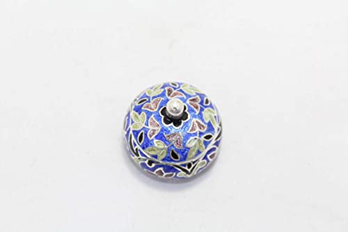 Bibelot en argent sterling 925 noir ciselé main pour décoration chic - 3