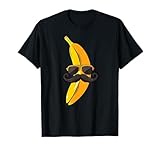 Banana Mustache Sunglasses Face Funny Fruit Cool Banana T-Shirt
