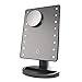 Produktbild 16 LED-Lichtschminkspiegel Mit 10Fach Vergrößerungsglas, Tragbare Makeup Lichtbeleuchtungsspiegel, Einstellbar Touchscreen 180 ° Drehbar Desktop Schminkspiegel,Schwarz
