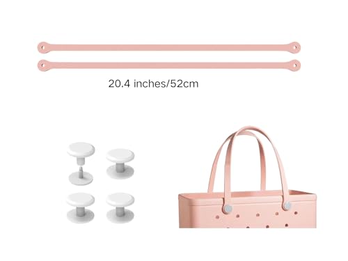 Image of Replacement Straps for S /M Rubber Beach Bag, Replacement Handles with 4 Snaps, EVA Bag Strap Replacement