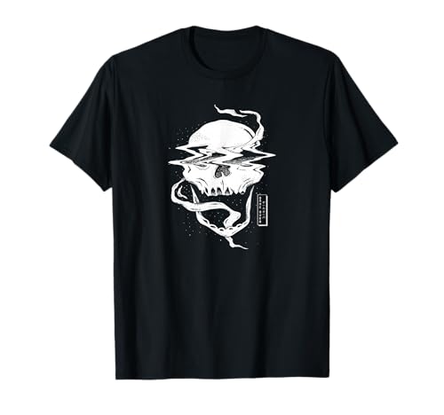 Edgy Crâne Game Over Vaporwave Aesthetic Alt Indie Gothic T-Shirt