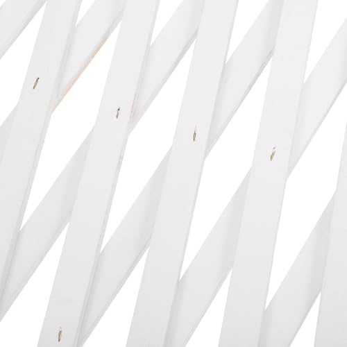 Treillis extensible blanc H44 cm pour guider les plantes rebelles
