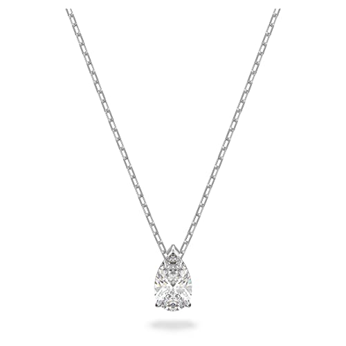 Swarovski Collar Stilla Attract, Blanco, Baño de rodio
