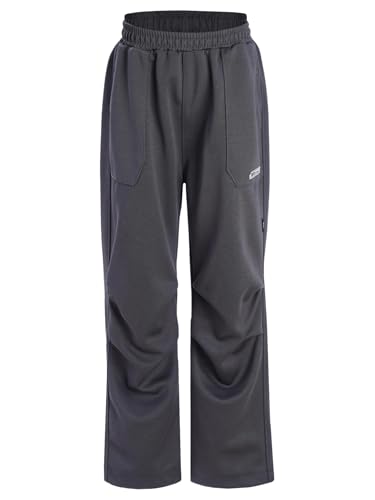 easyforever Kids Boys Girls Joggers Sweatpants Casual Cargo Pants Elastic Waist Athletic Workout Sports Dance Trousers4