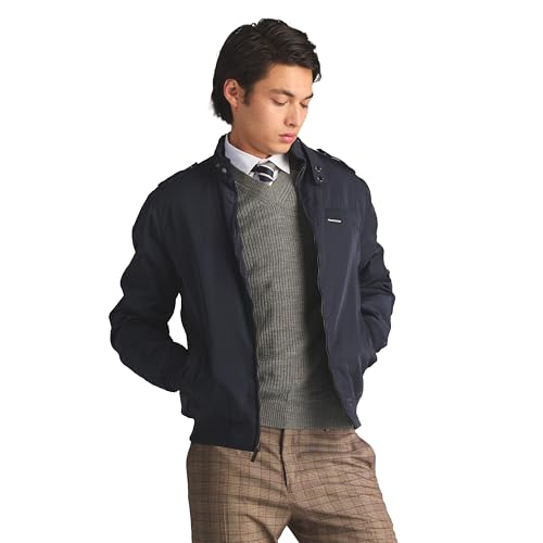 Image of Members Only Men's Iconic Racer Quilted Lining Jacket |Slim Fit|