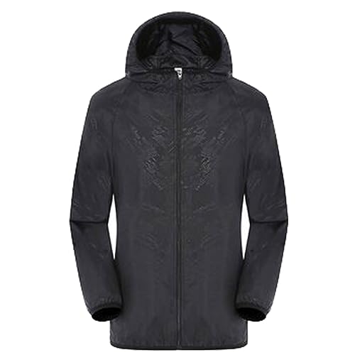 Wyongtao Damen Wasserdichte Faltbar Regenjacke mit Kapuze, Leicht Atmungsaktive Windbreaker Jacke, Leichte Atmungsaktive Jacke Damen Fahrradjacke für Frauen Fahrrad Sport Outdoorjacke Gutschein