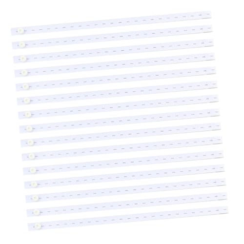 Beatifufu Infant Elastic Buckle 15pcs Diaper Snap for Overnight Cloth Diaper Fasteners