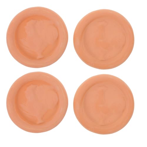 Calentador de pan de gres redondo de 4 piezas para el calentamiento de repostería en la cocina 2