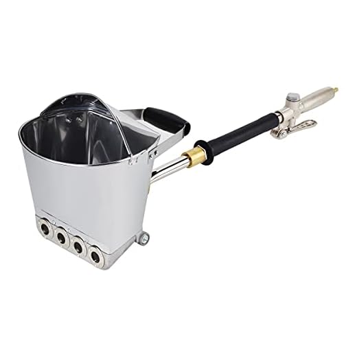 Ouya 4 Jet Plaster and Stucco Sprayer,Pneumatic Cement Mortar Gun With Cover for Painting Wall or Ceilings