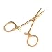 AAProTools 3-1/2 Inch Straight Tip Gold Colored Hemostat Locking Plier: