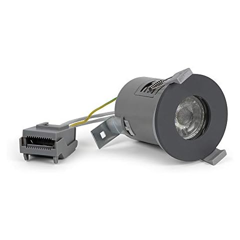 Graphite Grey GU10 IP65 Ceiling Downlight Cover