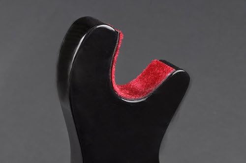 Miniatura 3 de Pie de mesa de madera negra laqueada Handmade Sword, para espadas katana o wakizashi, de lujo, cuadro titular de la visualización