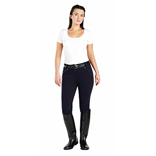 Caldene Carter Ladies Riding Breeches 24 inch Long Black