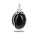 Produktbild Anhänger Naturstein poliert, Wire Wrapping Silber 925 gewundenes Finish  Rauchquarz (Rauch)