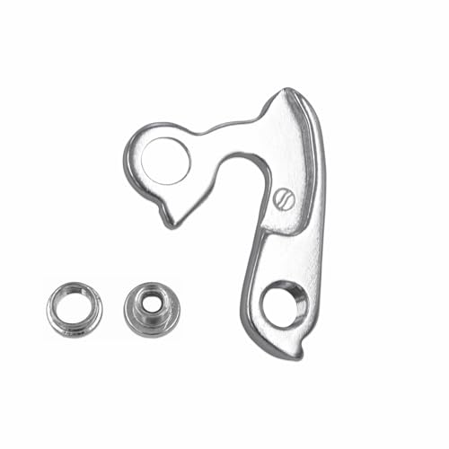 TerchPilet Rear Derailleur Hanger 77 Compatible with Iron Horse Azure, Maverick, Sachem, Yakuza, Warrior Series and More | CNC Machined 6061 Aluminum Alloy Gear Mech Hanger with M8 Bolt – Silver