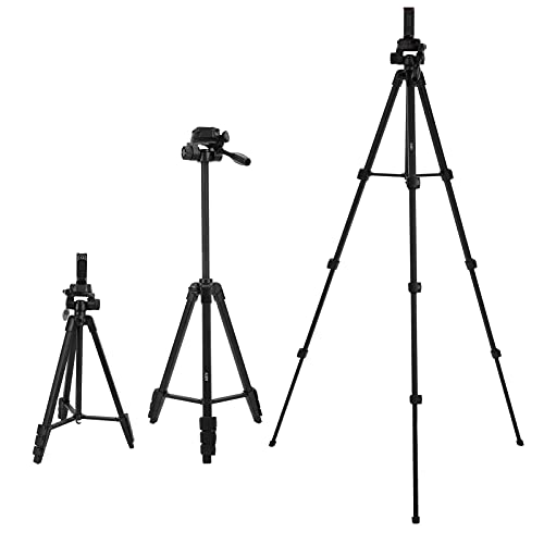 Surebuy Tragbares Reisestativ, Flip-Type-Design-Fotostativ Kombination aus Zwei Ebenen und 360-Grad-Skala für…