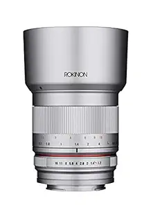Rokinon RK50M-MFT-SIL 50mm F1.2 AS UMC High Speed Lens for Olympus & Panasonic (Silver)