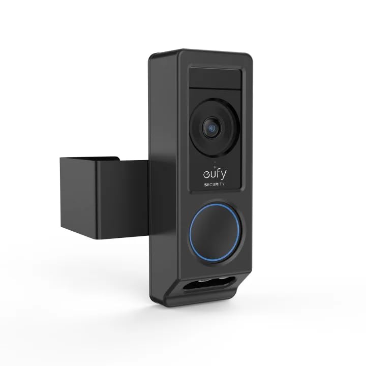 Anti-Theft Video Doorbell Mount No-Drill Doorbell Camera Mount Only for Eufy E340 Camera Not Block Doorbell Motion Sensor Doorbell Camera Bracket for Home Rentals Room Easy to Install