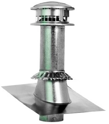 Selkirk 183600 3 in. Round Type B Gas Vent Termination Kit - 4 Piece4