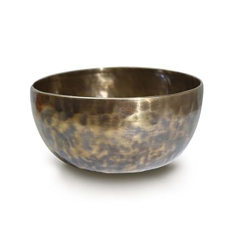 Cuenco de metal hecho a mano de bronce tibetano para meditación y yoga, regalo único para terapia de sonido y relajación