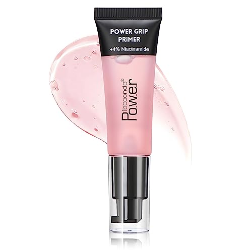 NewBang Hydrating Face Primer Makeup,Gel-Based Powder Clear Grip Primer for Moisturizing Gripping and Smoothing Skin,Long Wearing Pore Eraser Blur Poreless Even Skin Tone Brightening Skin Primer-Pink