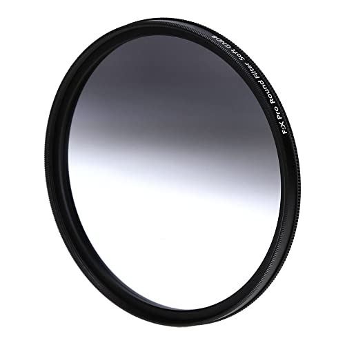 Rollei F:X Pro okrągły filtr gradientowy Soft GND 8 z obrotowym pierścieniem do regulacji przebiegu wzdłuż osi obrotu, idealny do fotografii krajobrazu i architektury (77 mm)