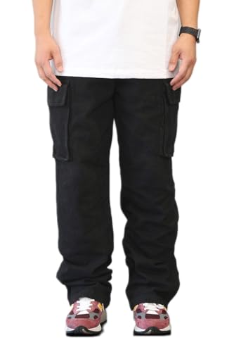 AIRNINE Men's Baggy Fit Cargo Denim Jeans (28 to 40)2
