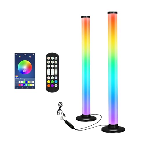 Barras de luz LED RGB 16.5 pulg pack 2 para gaming miniatura 1
