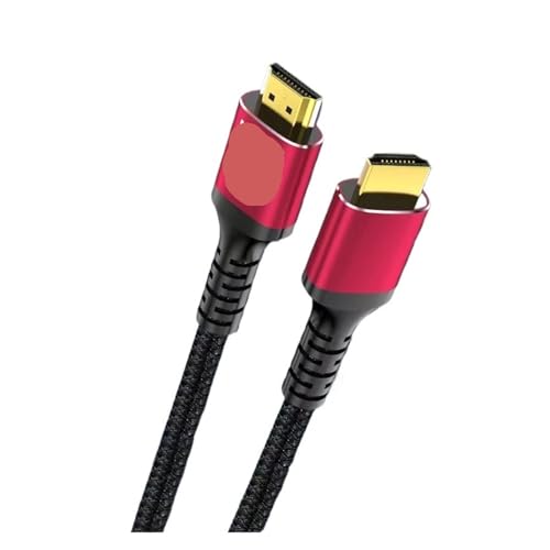 8K HDMI 2.1 R[h 48Gbps ґgR[h 8K60 4K120 144Hz EARC 3D HDR10 TV/PS5/HDTV/Blu-rayΉ(H133R-Red,3.3FT-1M)