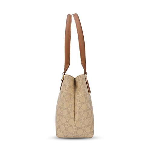 Image of Lavie Women's Zabby 2C Monoprint Satchel Bag for Women | Satchel Handbag for Work | Ladies purse | Stylish Shoulder Bag | Gift For Ladies