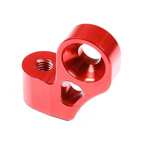 CNC Aluminum Metal Clutch Fixed Mount for 1/5 RC Car HPI rv Baja 5b 5t 5sc SS Engine Upgrade Part (Red)