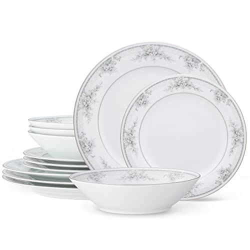Noritake Sweet Leilani 12-Piece Dinnerware Set, Service for 4