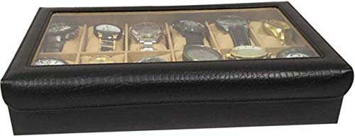 Valley, PU Leather Watch Case 12 Slot,Watches Box 12 Slot with PU Leather Material (B01LHKS7LK) Amazon Price History, Amazon Price Tracker