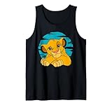 Produit officiel Disney Disney Le Roi Lion Young Simba Resting Blue 90s Débardeur