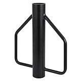 Pfahlramme, Ø 76 mm Handramme für Zaunpfähle und Pfosten, 5.5kg Zaunpfahlramme aus Stahl, Pfostenramme zum Einschlagen von Pfosten beim Zaunbau