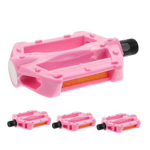 VICASKY 2 Pair Bicycle Pedals Slip Lightweight Plastic Pedals for Secure Grip Mountain and Flat Roads Replacement for Bikes