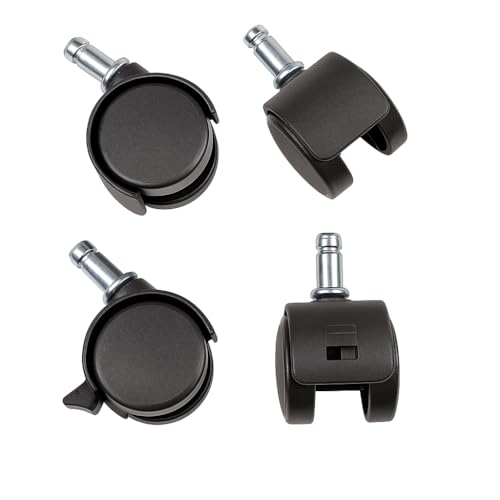 Kit de 4 Roues – Accessoire pour Poubelles Automatiques (Majestic, Daytona, Silverlake, Parkside)