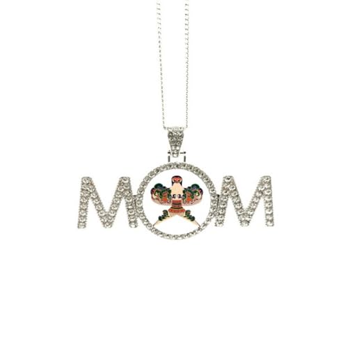 Collier traditionnel chinois cerf-volant en argent pour maman