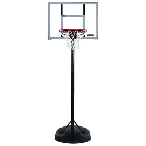 Lifetime Youth Portable Basketball Hoop, Adjustable Height 5.5-7.5 Ft, 30-Inch Shatterproof Fusion Backboard