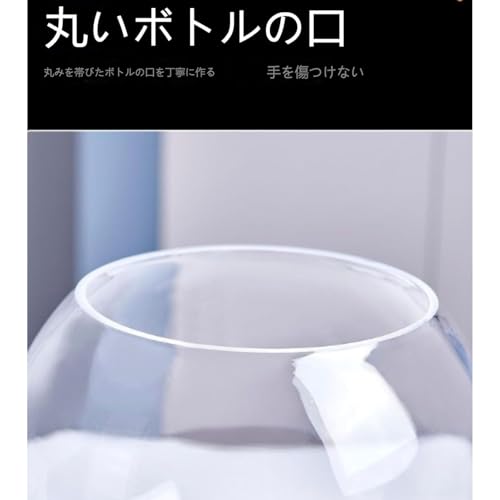 otoye オフィス 小型水槽 透明ガラス カメ リビング 丸型金魚室内装飾 (40cm) の商品画像 2