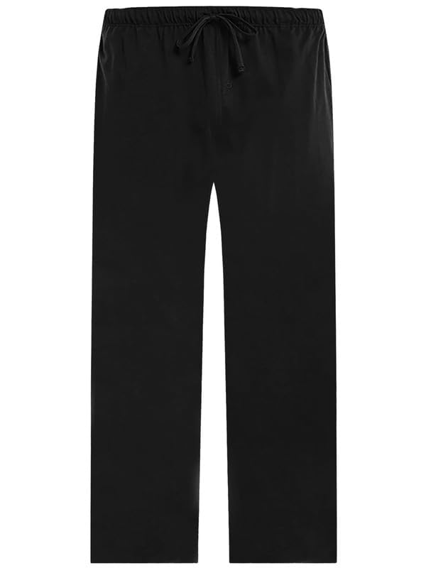 Image of U2SKIIN Mens 100% Cotton Pajama Pants, Lightweight Soft Lounge Pant with Pockets Sleep Pj Bottoms for Men