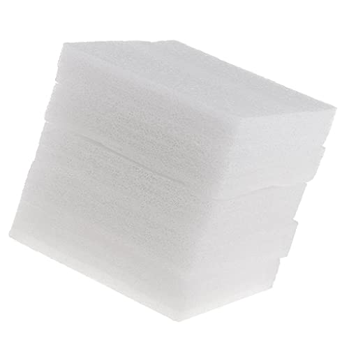 Tachiuwa 5 Pieces White Foam Felting Pad Mat Wool Accessories 12x12cm, 150 * 200 * 30mm, 15x20cm