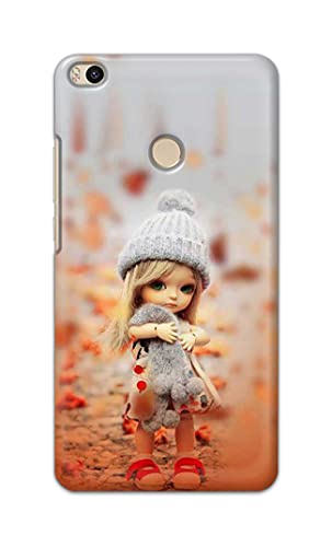 Image of PRINTFIDAA Doll Cute Girl Amazing Beauty Little Kid Child Playing Hard Back Cover for Mi Max 2 (6.44 inch) Back Cover -(P6) KAT1001