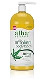 Alba Botanica Hempquility Hand &amp; Body Lotion Cannabis Sativa Seed Oil, 32 Oz